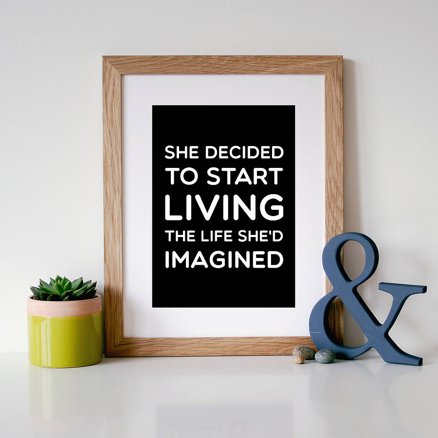 Picture Frame Quote Gallery  Craft Decoration Ideas